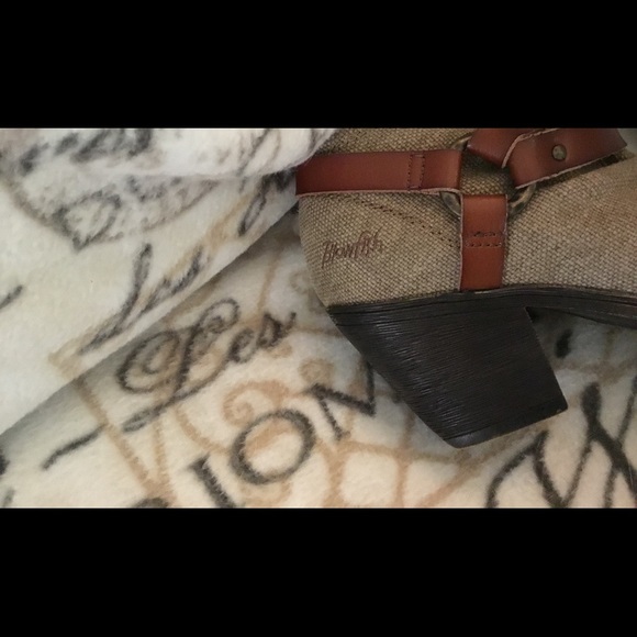 Blowfish open toe canvas fashion boots - Picture 7 of 10